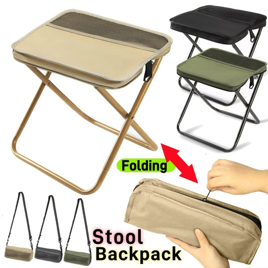 Outdoor Folding Stool – Lightweight, Portable Chair for Camping, Hiking & Travel