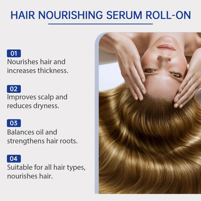 Rosemary Fast Hair Growth Oil anti Frizz Split Ends Damaged Hair Repair Serum Improve Sparsity Thickening Hair Care Essence Roll